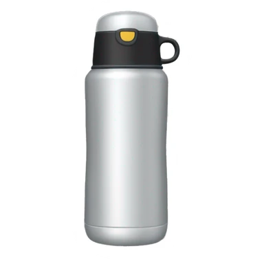 Create a minimalist thermos emoji featuring the Bobber brand. sticker