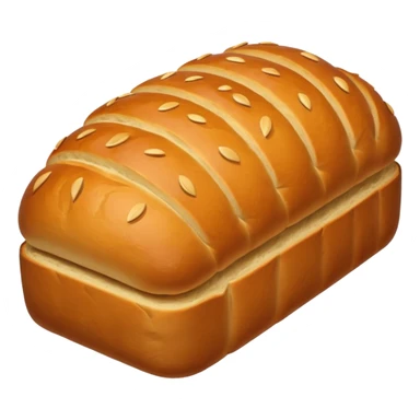 bread loaf taking a nap sticker