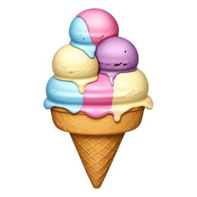 12 scoop ice cream sticker