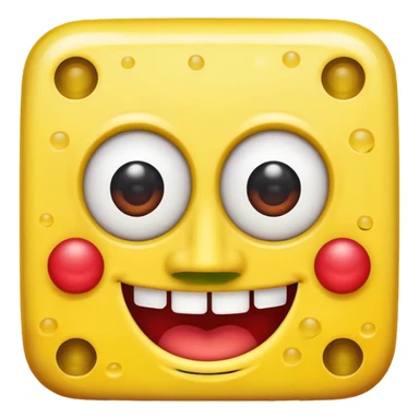 I want SpongeBob in red only  sticker