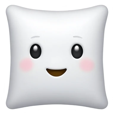 fluffy pillow sticker