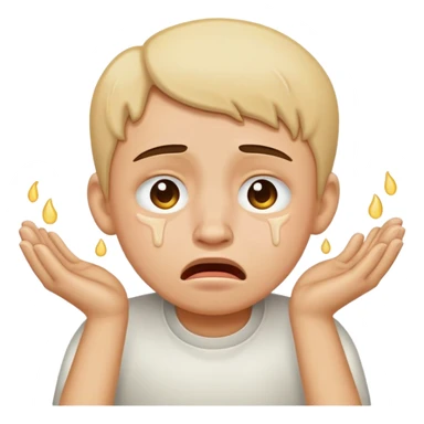 Cry because i m hungry sticker