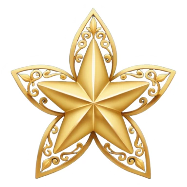  calligraphy star sticker