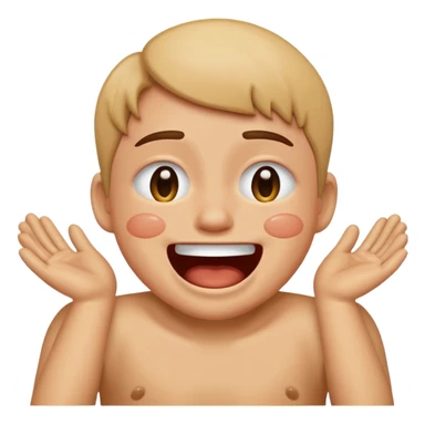 Crying laughing pooing myself  sticker