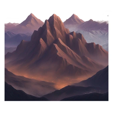 ACOTAR mountains sticker