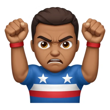 Angry Puerto Rican  sticker