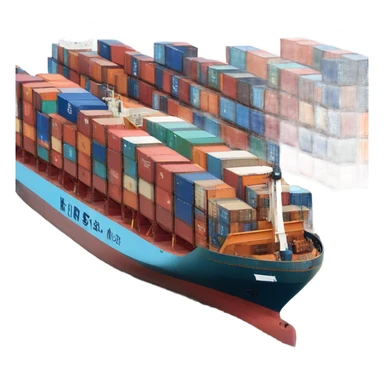 cargo ship sticker