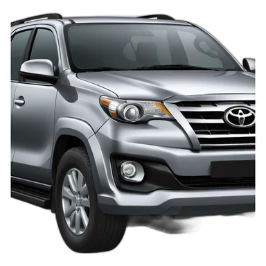 Car model Toyota fortuner  2012 grey sticker