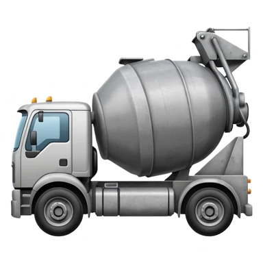 Concrete truck sticker
