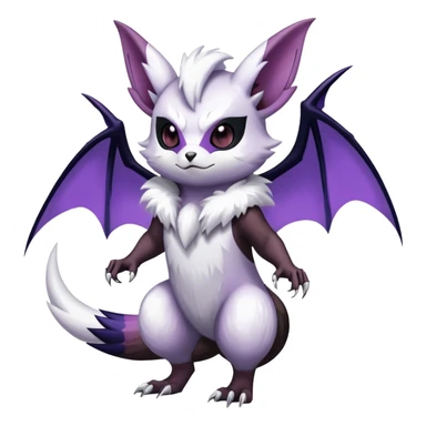 Furret-Absol-Noibat-Noivern-Hybrid (Full body) sticker