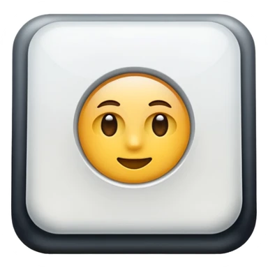 blue backround with a white sqware in the middle sticker