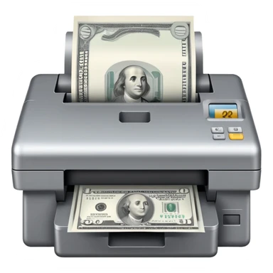 Money printer  sticker