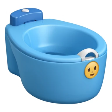 Potty trainer for baby without lid and without face sticker