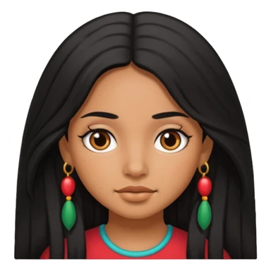 Mexican girl sticker
