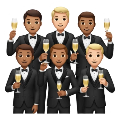 reception men  sticker