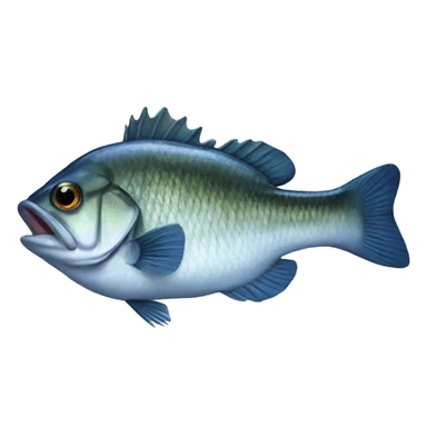 Blue Bass sticker