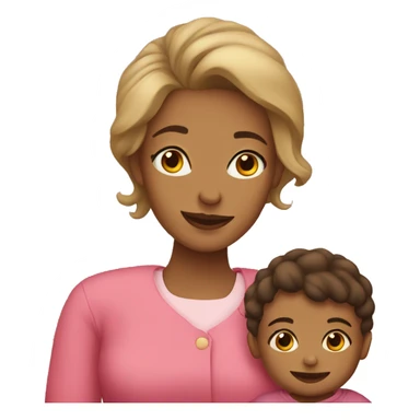 Mom with Baby  sticker