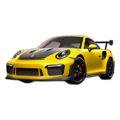 Pikachu on a pink gt3rs sticker