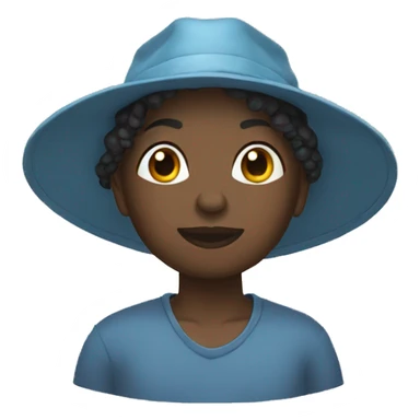 Un africain qui boit de l'eau  sticker