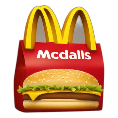 Mcdonalds logo sticker