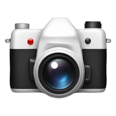 white camera sticker