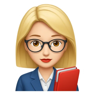 economist woman sticker