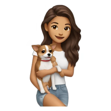 ZENDAYA WITH POMCHI sticker