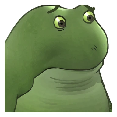 very muscular Shrek soothing Elon Musk, glossy meme style, bright and comical sticker