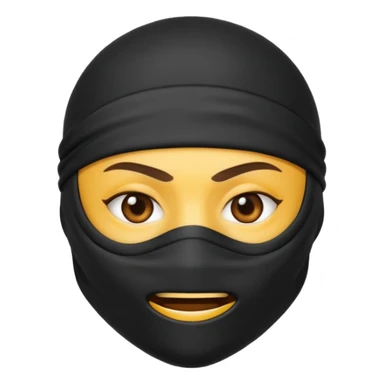 Hazme un emoji de ninja enojado sticker