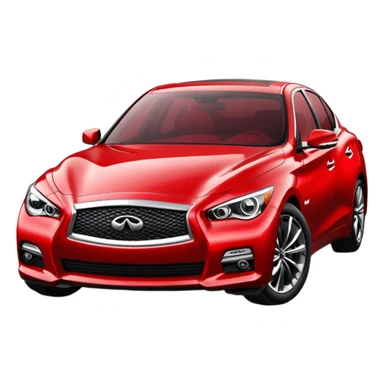 Infiniti q50 red sticker