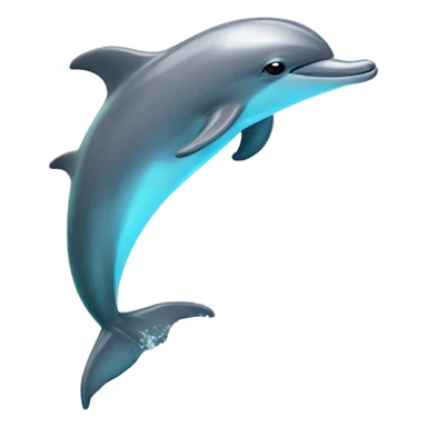 dolphin with a unicore sticker