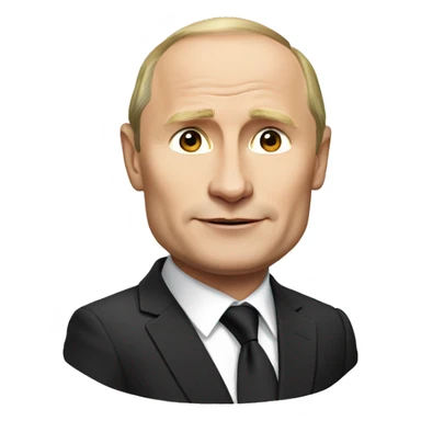 putin in suit sticker