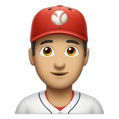 guy with a baseball cap that reads pilota uficciale sticker