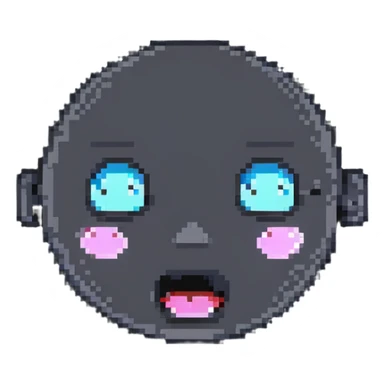 surprised face sticker