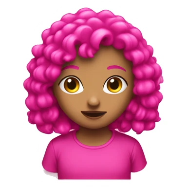 Hot pink anything  sticker