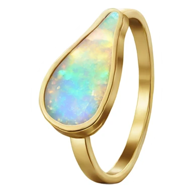 opal Crystal flip flop gold band sticker
