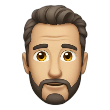 Menton james sticker