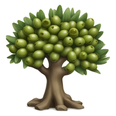Olive tree sticker
