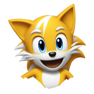 Tails sonic sticker