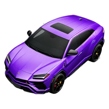 Purple Lamborghini Urus sticker
