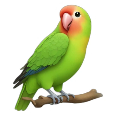 lovebird sticker