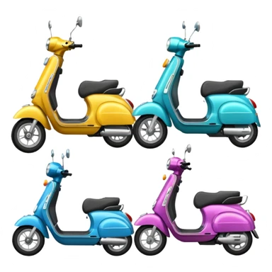 Many Scooters sticker