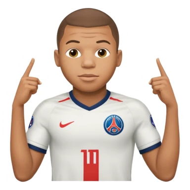 Mbappe's huge belly is bursting at the seams when it comes to PSG's kit sticker