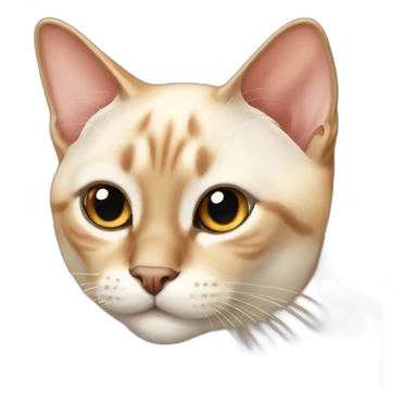 Flamepoint siamese cat sticker
