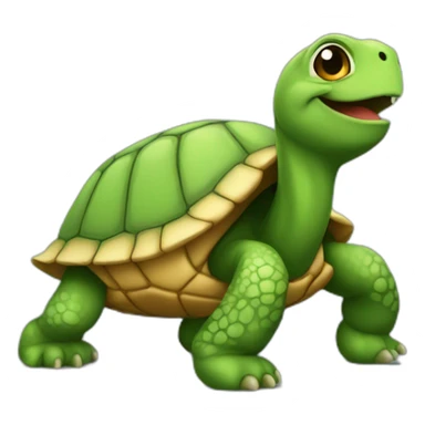 chats sur tortue  sticker