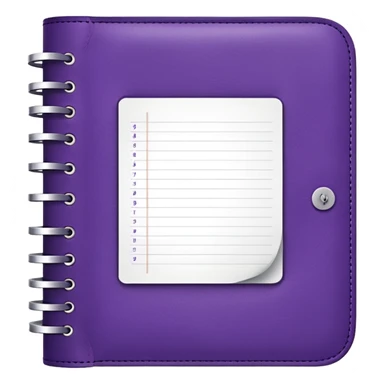 purple weekly planner sticker