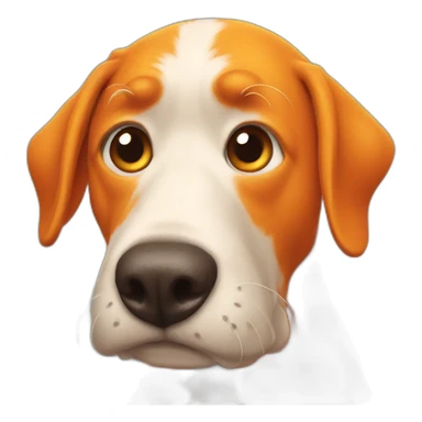 orange dogish monster sticker