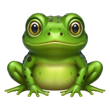 Popping frog sticker