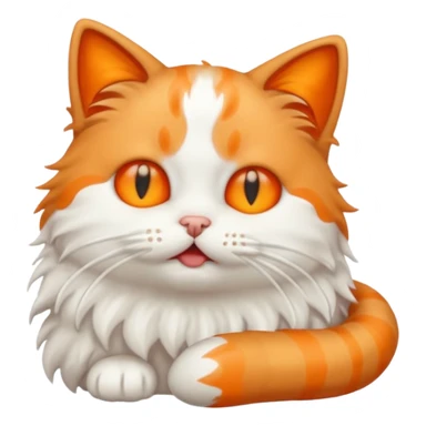 Cat vomiting because of eating cake sticker