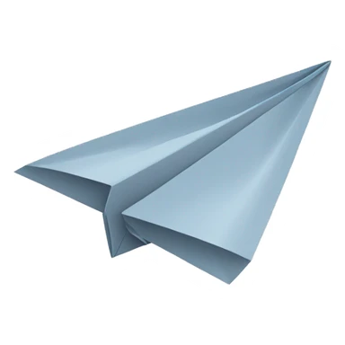 Paperplane with wind sticker